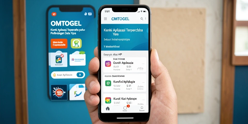Tampilan antarmuka utama OMTOGEL yang sederhana dan fungsional.