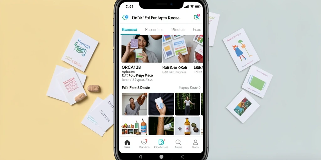 Tampilan antarmuka ORCA128 dengan fitur Edit Foto Kertas Kaca yang menarik.