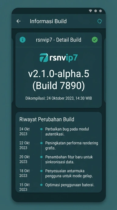 Riwayat Versi APK rsnvip7 untuk Pengguna Android